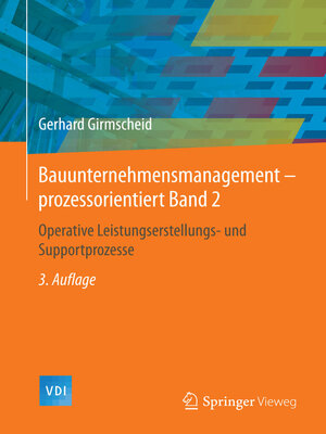 cover image of Bauunternehmensmanagement-prozessorientiert Band 2
